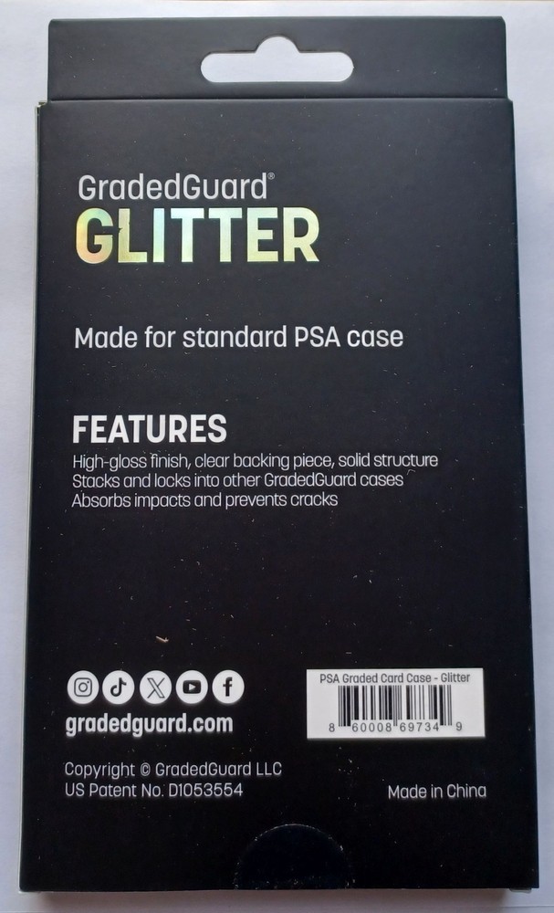 GradedGuard Glitter PSA Graded Card Case Limited Edition Protective Display Hold