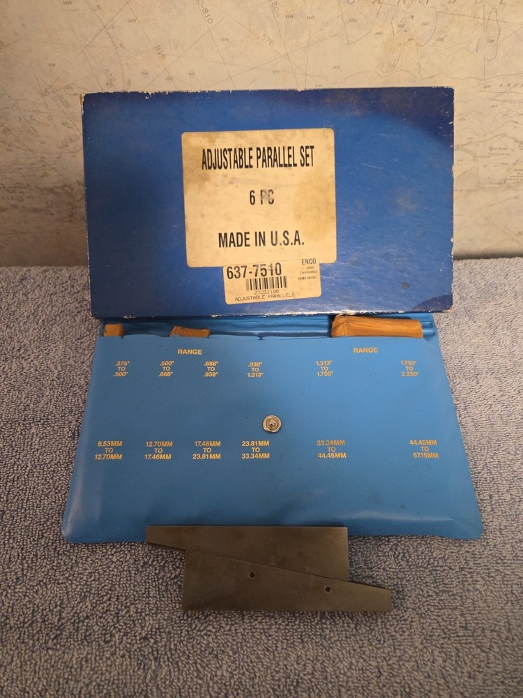 ENCO 6 Piece Adjustable Parallel Set  Model 637-7510