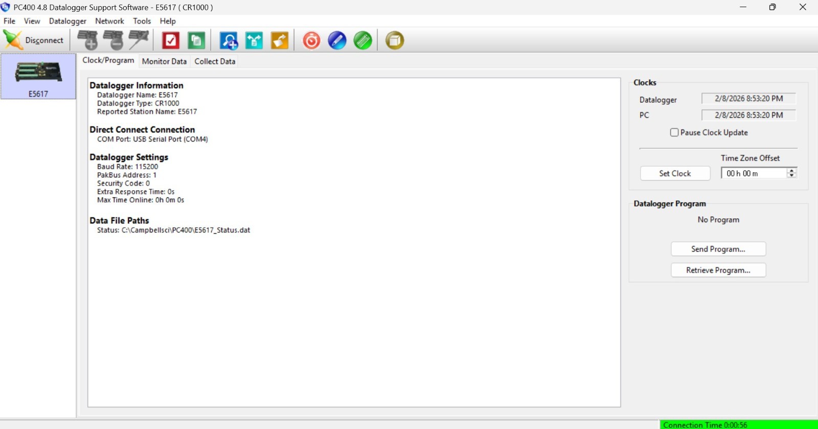 Campbell Scientific CR1000 Measurement & Control Data Logger - Used