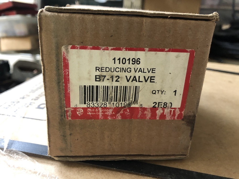 Bell & Gossett Pressure Reducing Valve 110196 B7-12