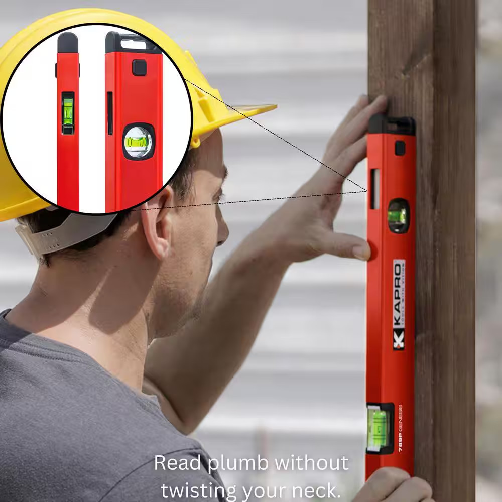 24 In. Aluminum Box Level with Plumb Site