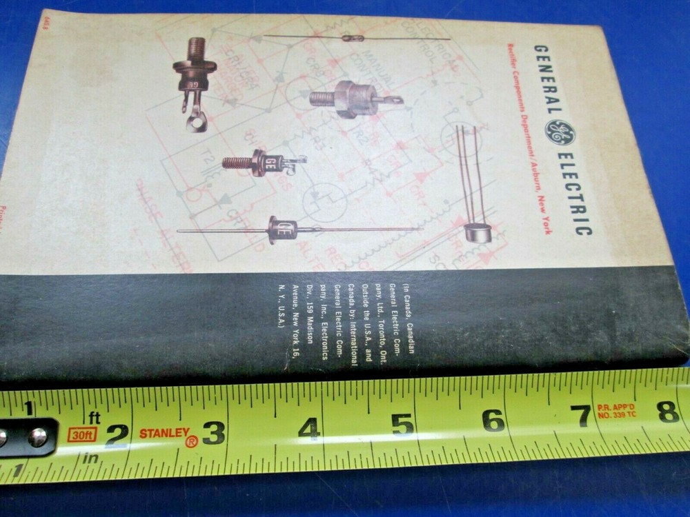 1963 GE Silicon Controlled Rectifier Hobby Manual Paperback First Edition