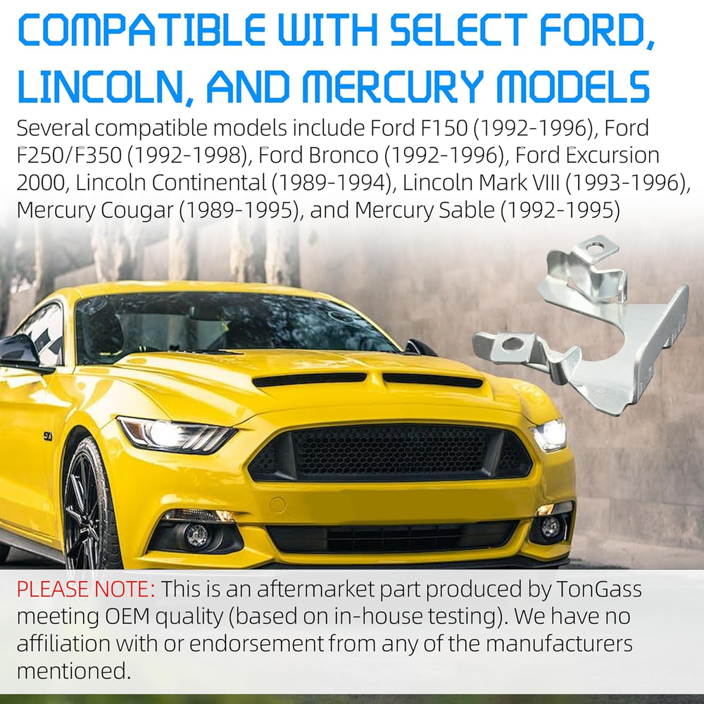 (6-Pack) Exact Replacement Pivot Headlight Retaining Clips Compatible with Ford