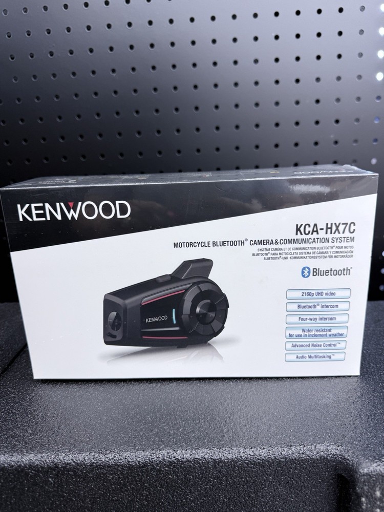Kenwood KCA-HX7C Motorcycle Bluetooth Camera & Communication System - NEW SEALED