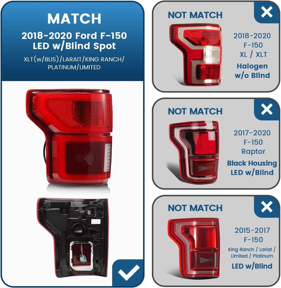 Ford F150 LED Tail Light Left