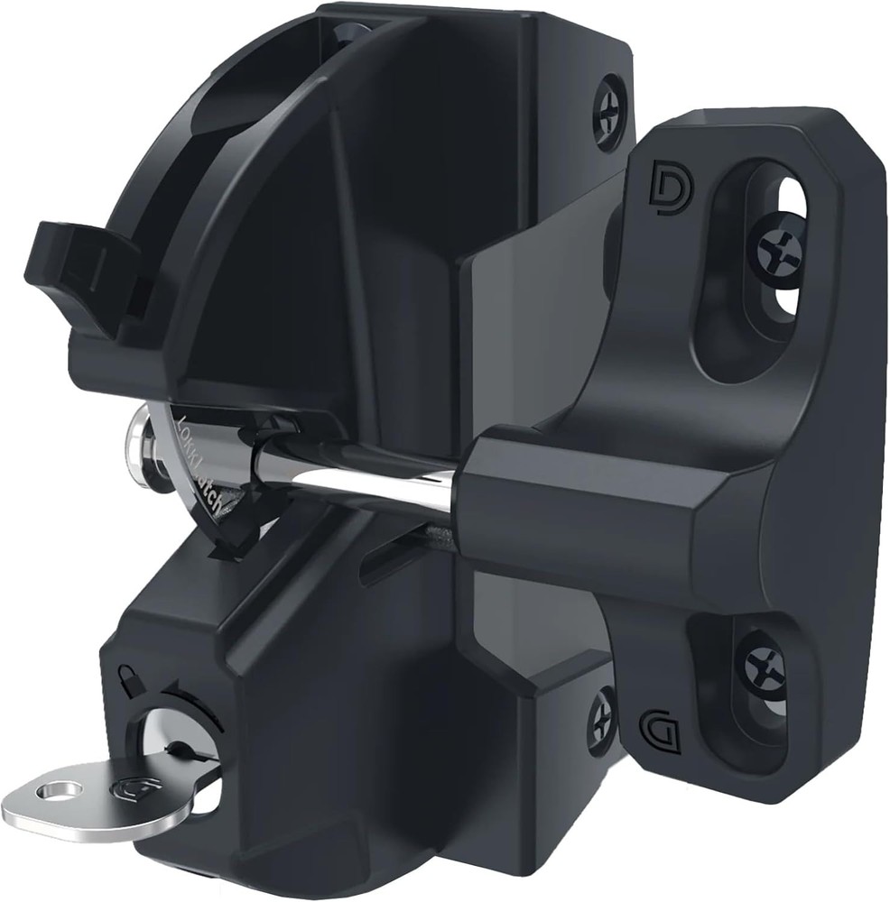Heavy-Duty LokkLatch Gate Latch with Key Lock - Suitable for All Frame Types