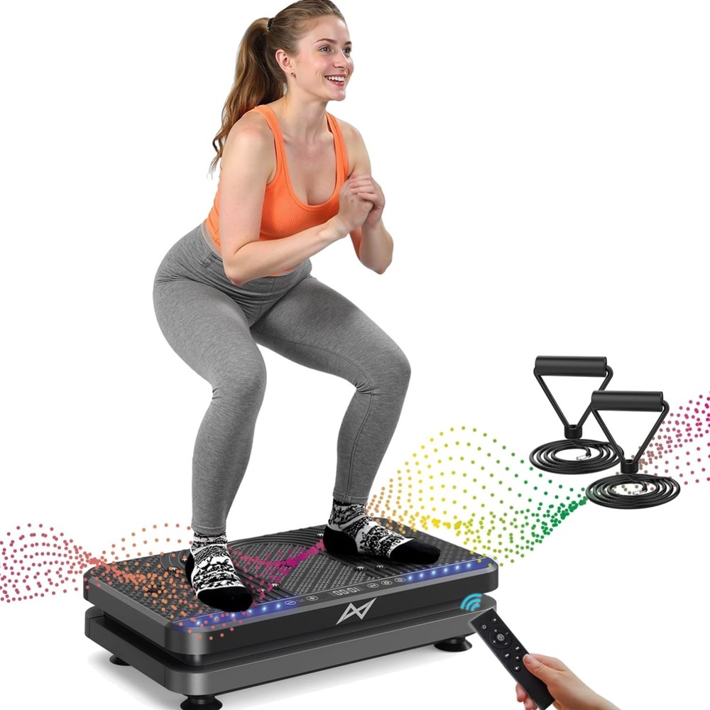 Vibration Plate Fitness Platform Exercise Machine with Remote Control