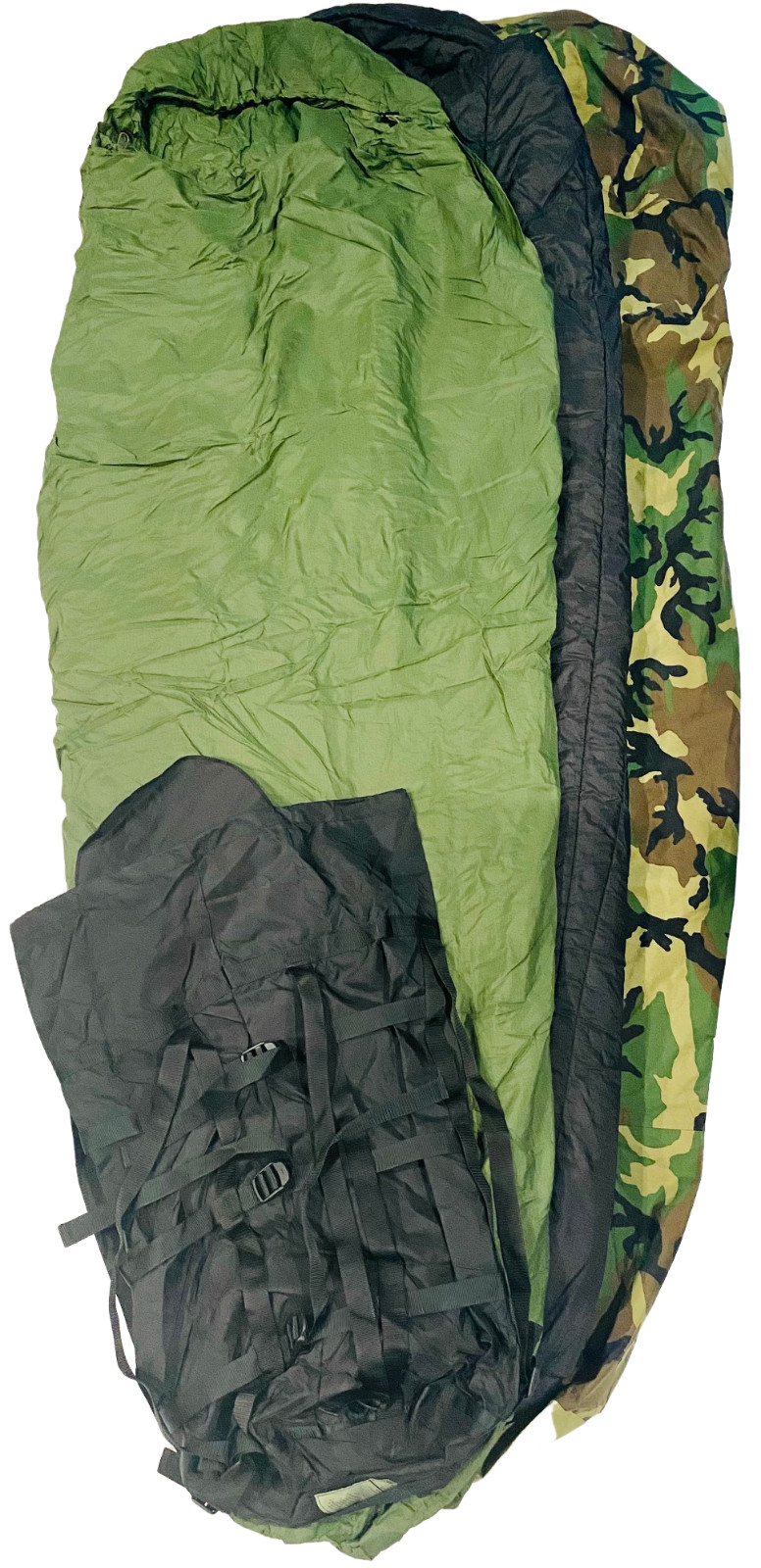USGI MSS Modular Sleep System 4 Piece Woodland Camo "NEW"