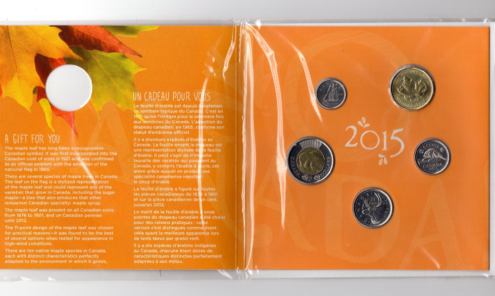 2015 O Canada! Coin Set Sealed