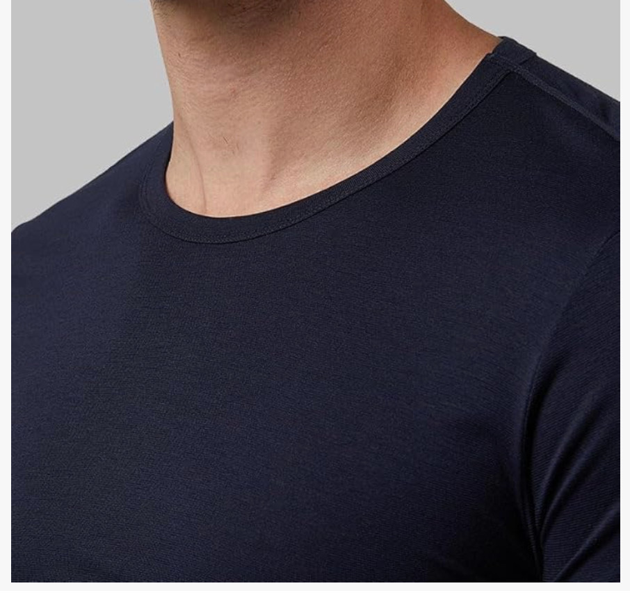 32 Degrees Heat Men's Lightweight Crew Base Layer Thermal Top Medium, navy Blue