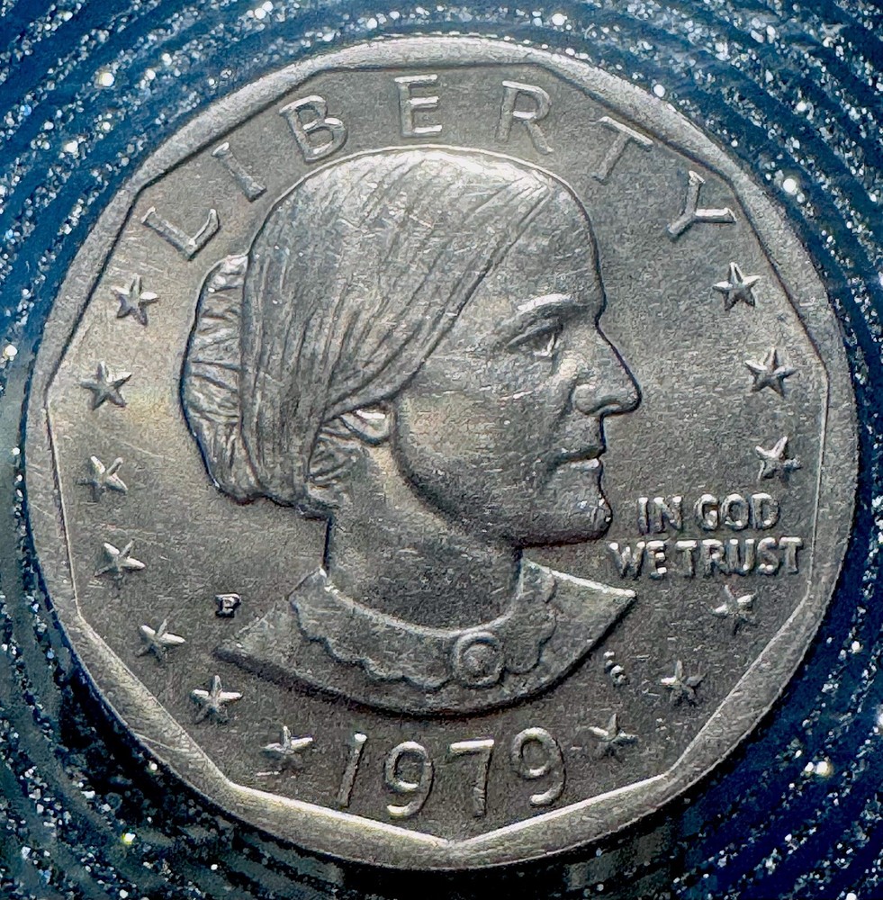 1979 p susan b anthony dollar wide rim