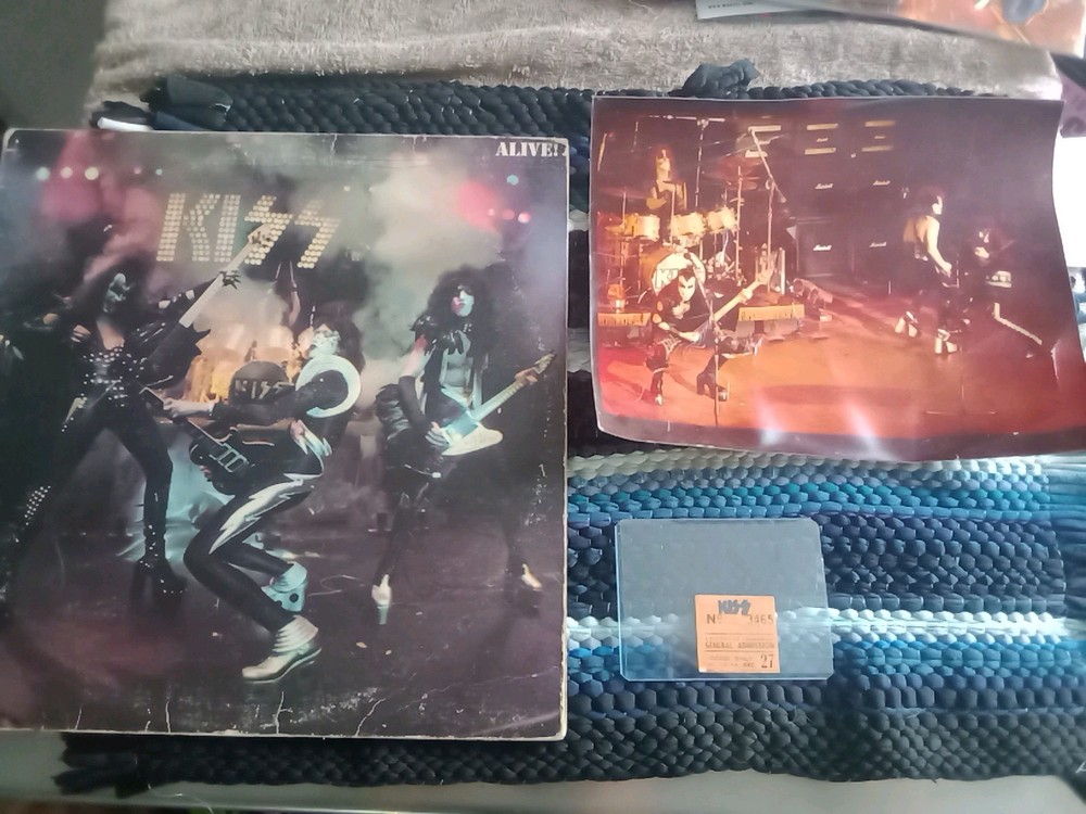 Kiss 💋 Ticket Stub History With Styx,Alive Tour 12-27-75, Louisville Kentucky