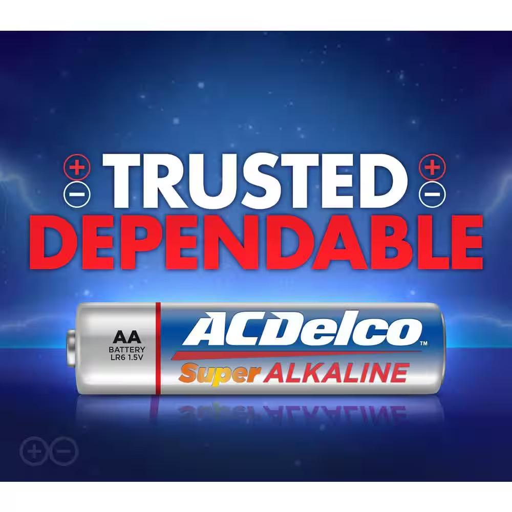 Super Alkaline AA Battery (24-Pack)