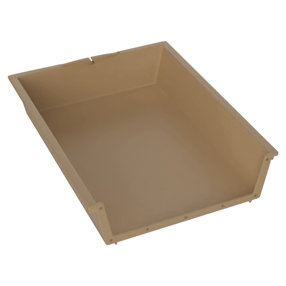 Brixwell Cabinet Drawer Insert,17-1/2" Width,18-1/2" Depth, Plastic, Beige