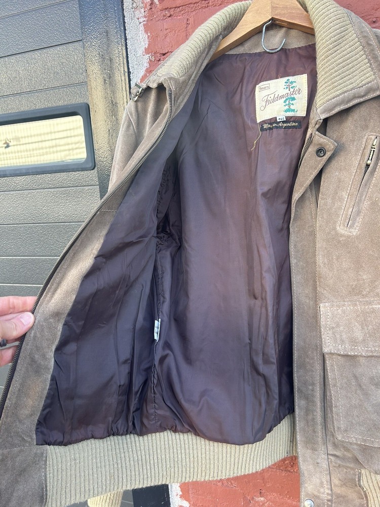 Vintage Sears Field master Jacket Bomber Coat Zip Up