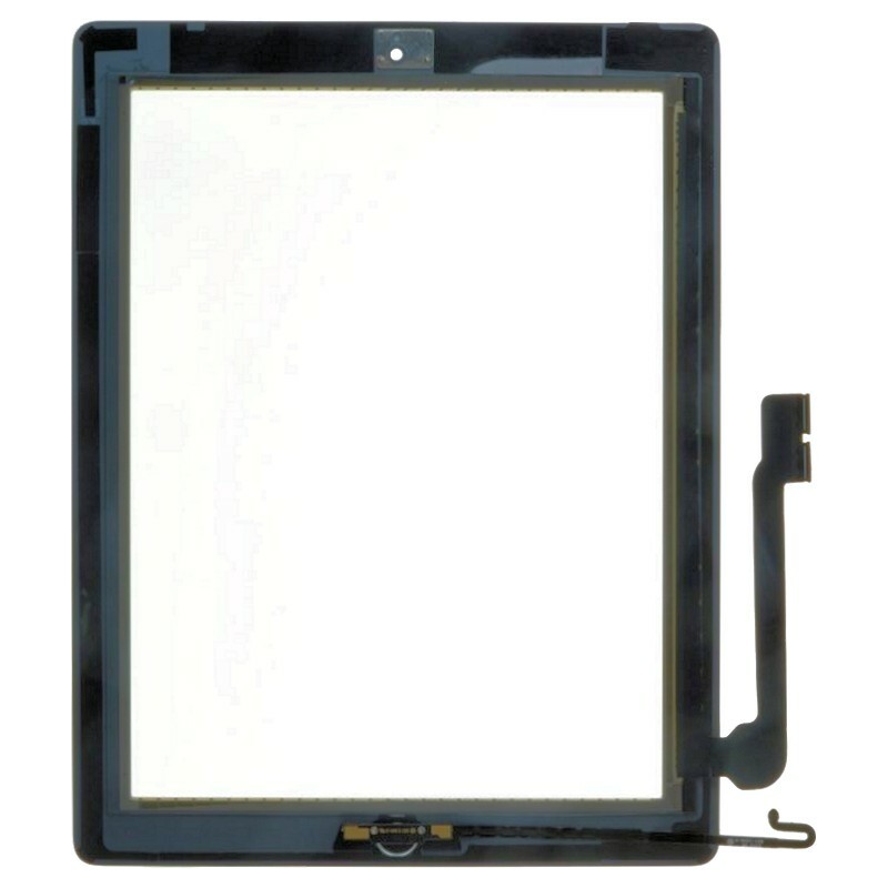 Digitizer & Home Button Assembly for Apple iPad 4 White Front Glass Touch Screen
