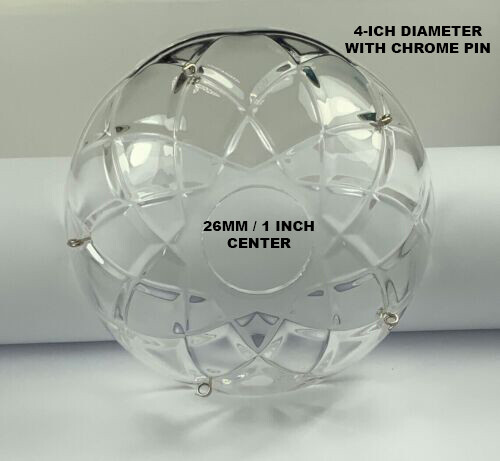 Asfour Crystal Bobeche for Chandelier 4in Candlesticks & Candelabras-5-Side hole