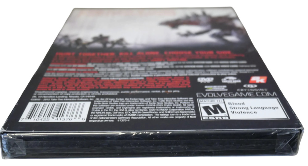 2K Games: Evolve (PC DVD-ROM) – Brand New