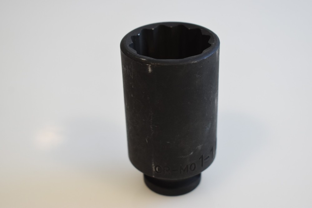 Mac Expert Tools E050074 1-1/4" SAE Deep Impact Socket 1/2" Drive 12 Point
