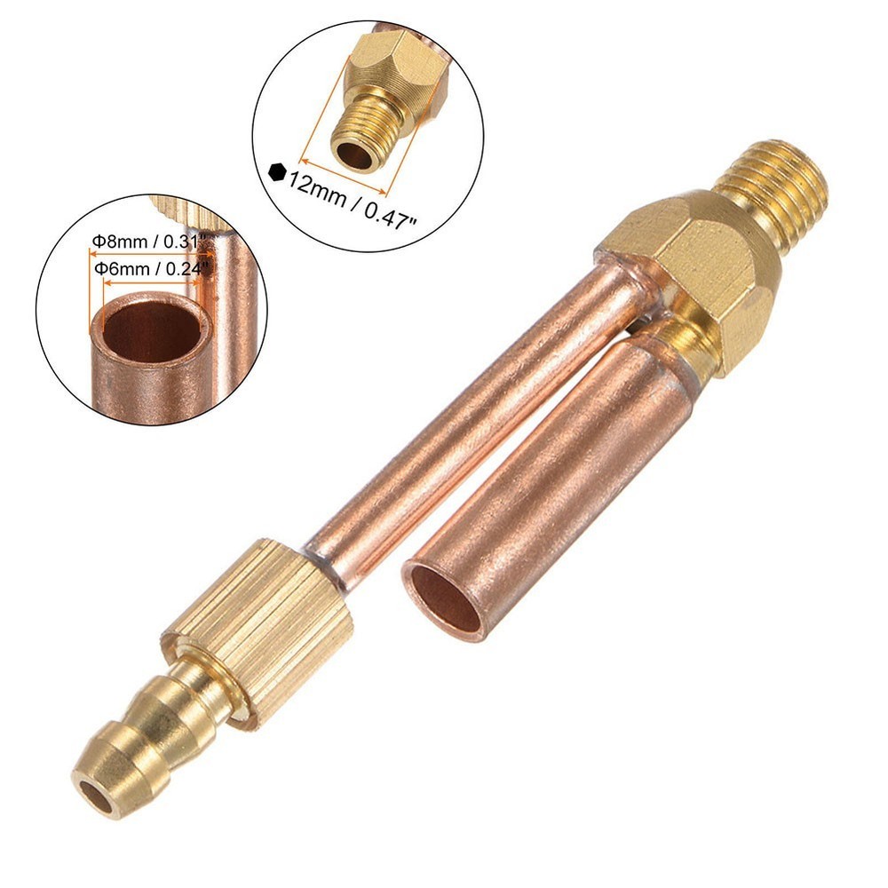 Stable Performance TIG Welding Torch Separate Connector Copper Material