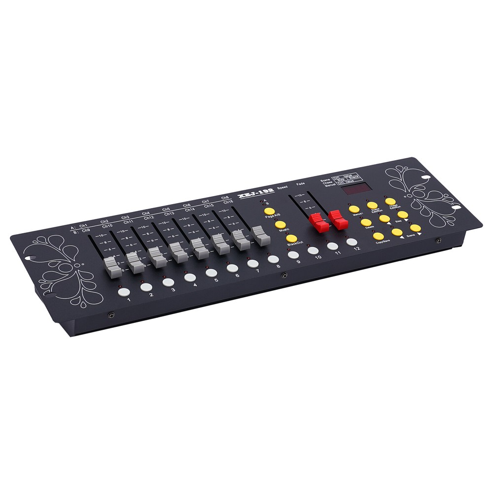 Dmx Controller 192 Channels, Stage Lighting Console for DJs and Events