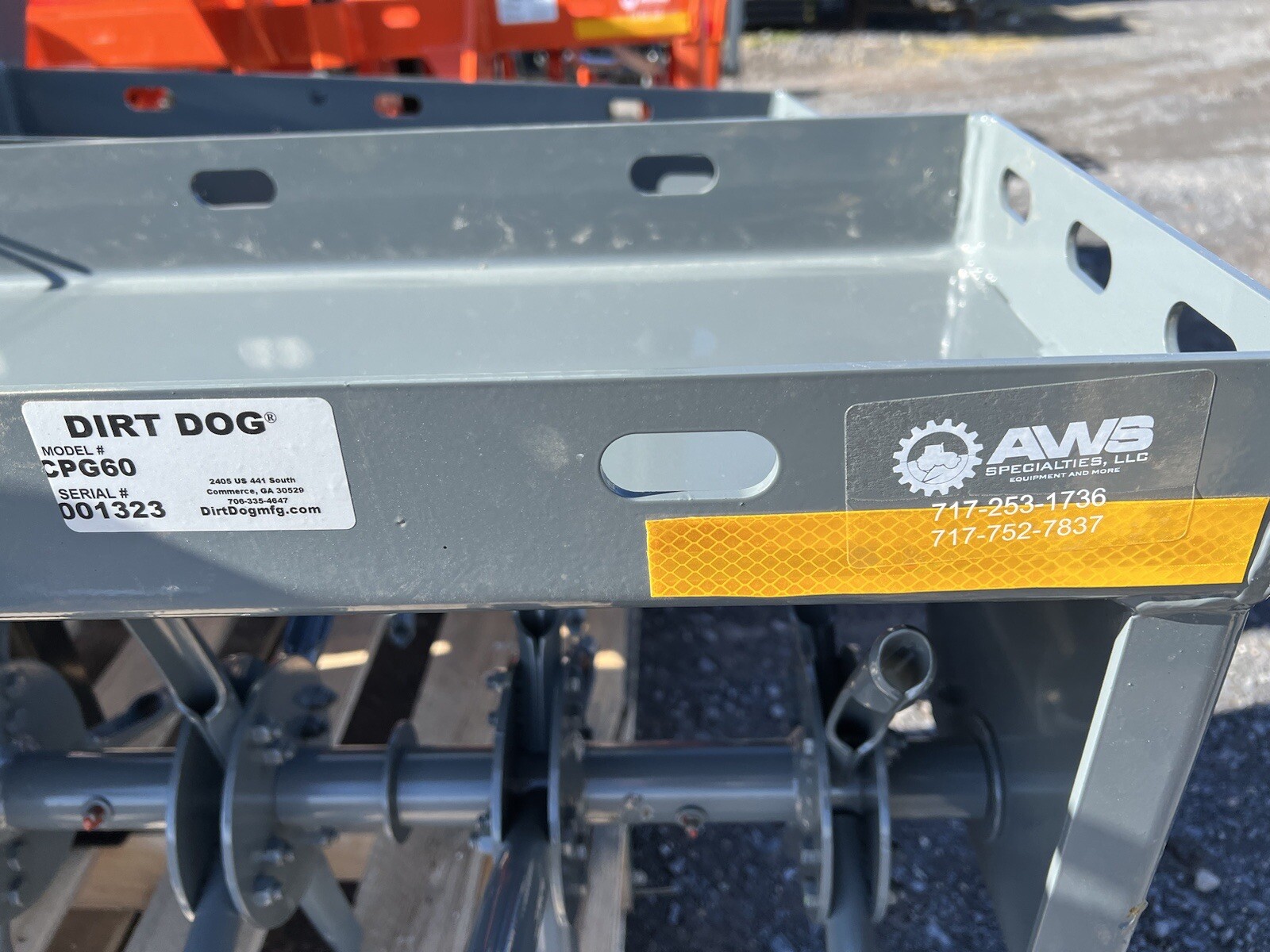 New Dirt Dog Plug Core Aerator 5' in Gray