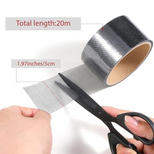 Window Screen Tape Repair Waterproof Strong Adhesive Mesh Patch Tape Screen