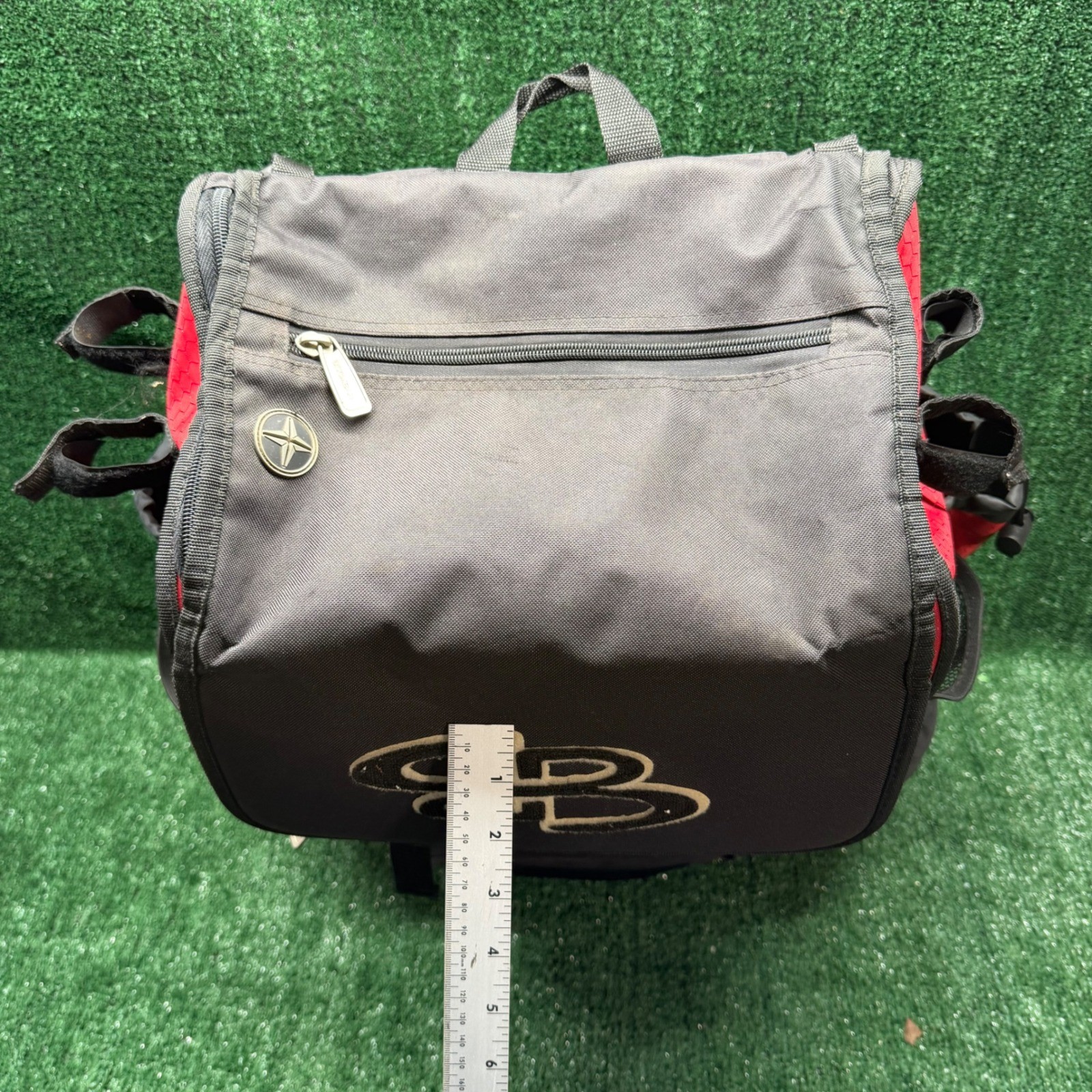 Boombah Superpack Red/Black Baseball Softball Bat Bag Backpack Equipment Storage