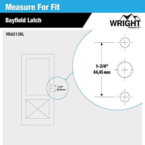 Wright Products - Bayfield Surface Lever Mount Latch for Screen and Black