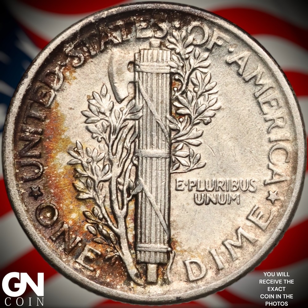 1918 P Mercury Dime B2570