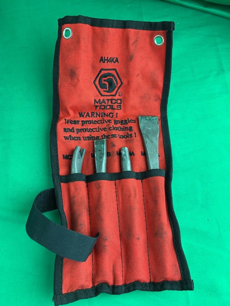 Matco Tools 4 Piece Cutter, Chisel, Scraper and Punch Set Model AH4KA