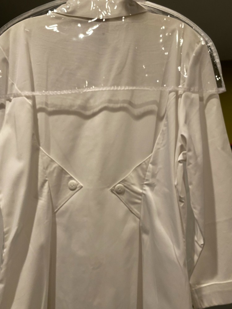 White Cross Lab Coat Ladies