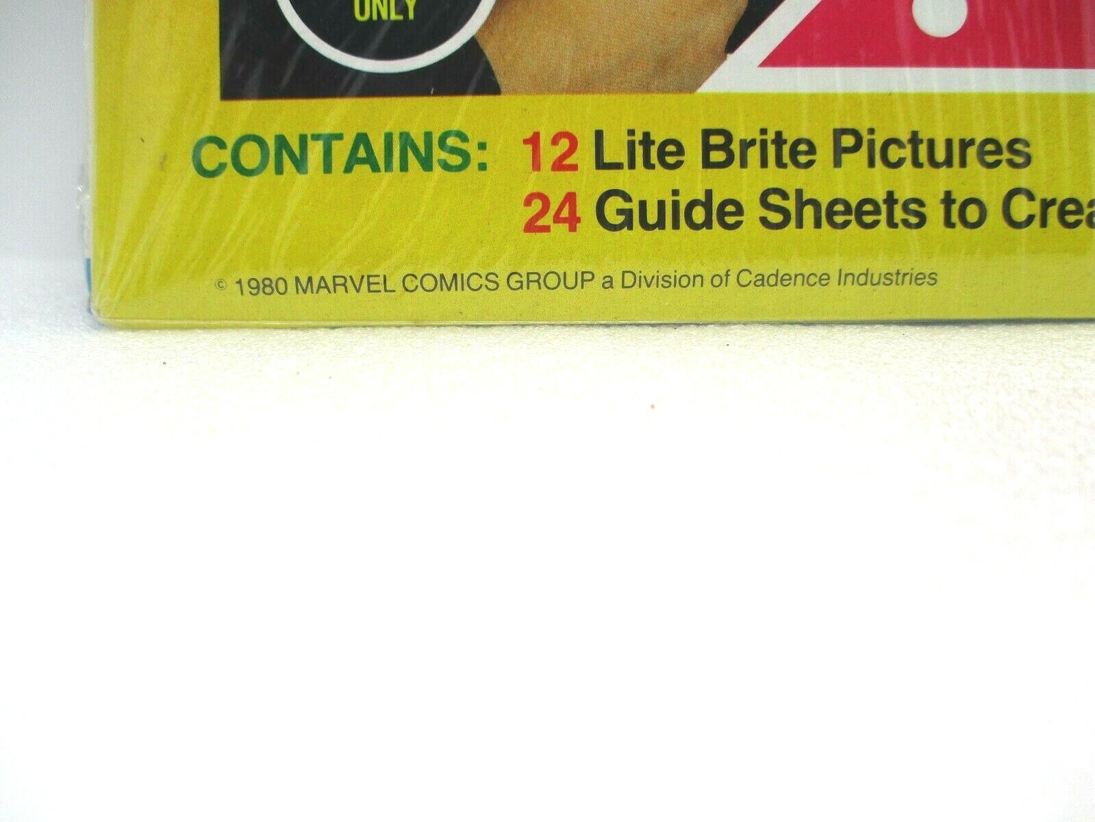 1980 LITE BRITE SUPER FRIENDS / HEROES REFILL SEALED 24 SHEETS!