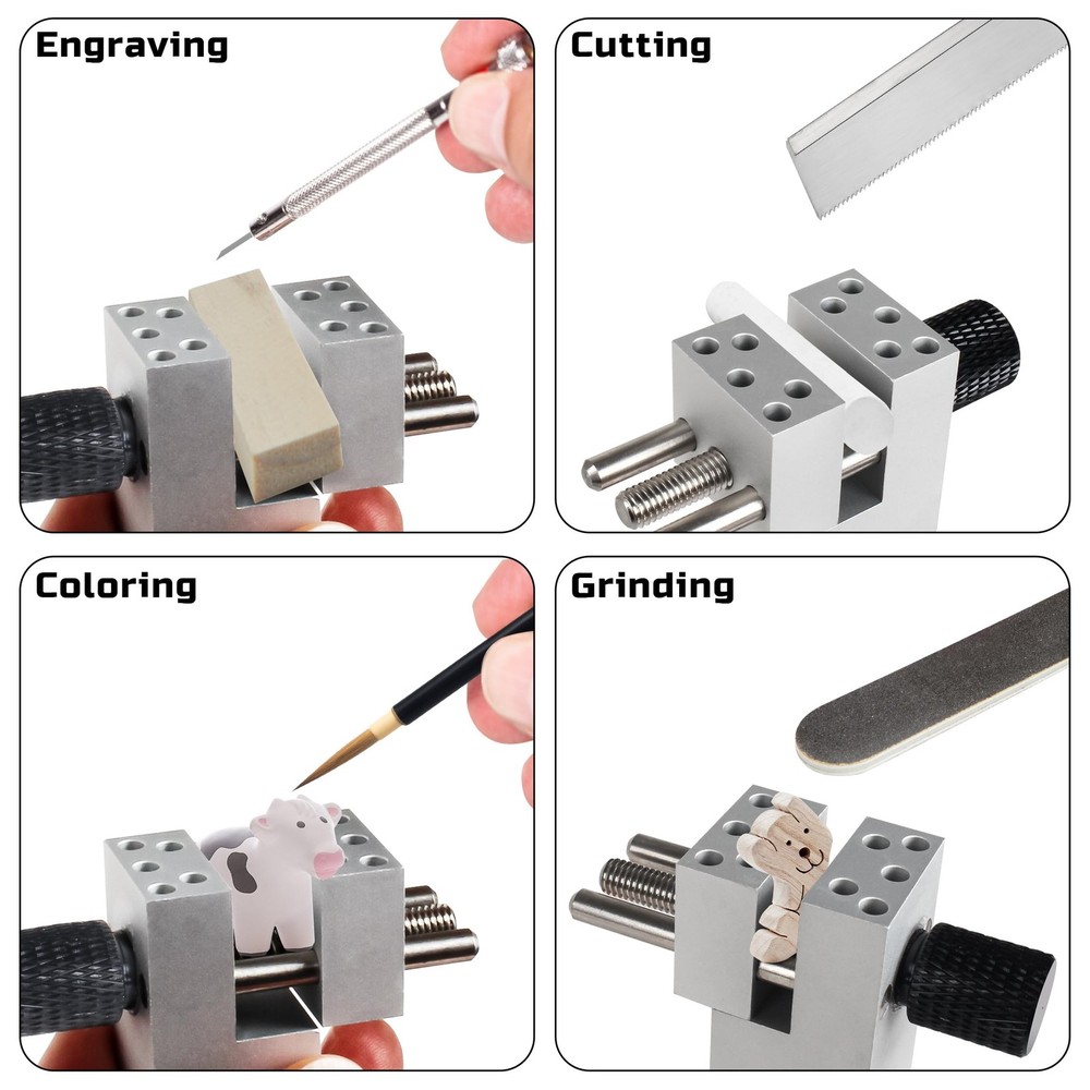 Tabletop Vise Mini Vice Multifunctional Professional Model Building Tool Work...