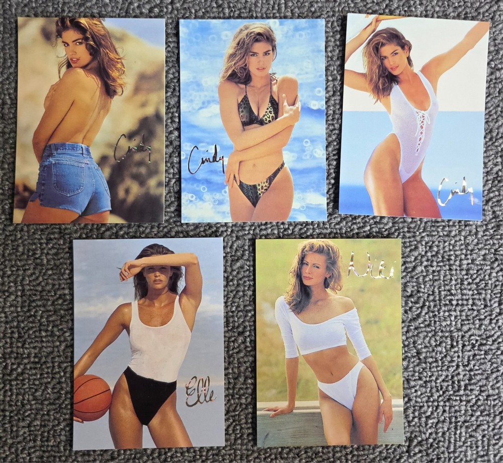 Cindy Crawford Super Model Promo 5 card set