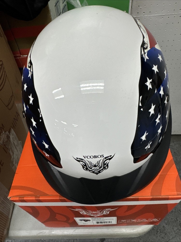 VCOROS Half Helmets Motorcycle Open Face Sun Visor Quick Release Adjustable.