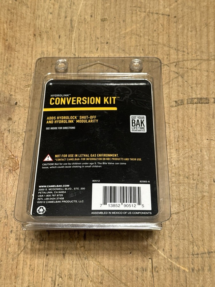 CAMELBAK Conversion Kit Hydration Pack Quick Connect plus Big Bite Valve Cover