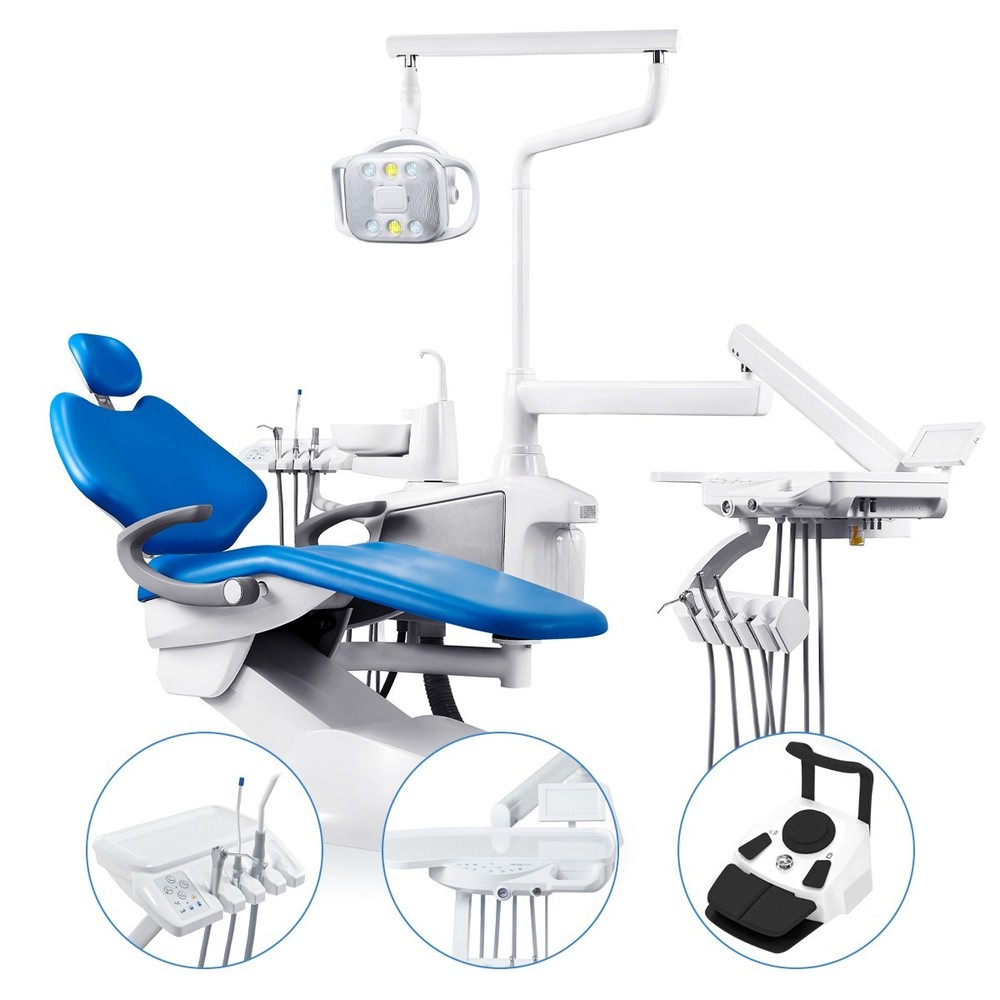 Dental Unit Chair Computer Controlled DC Motor /Moblie Delivery Unit Compressor