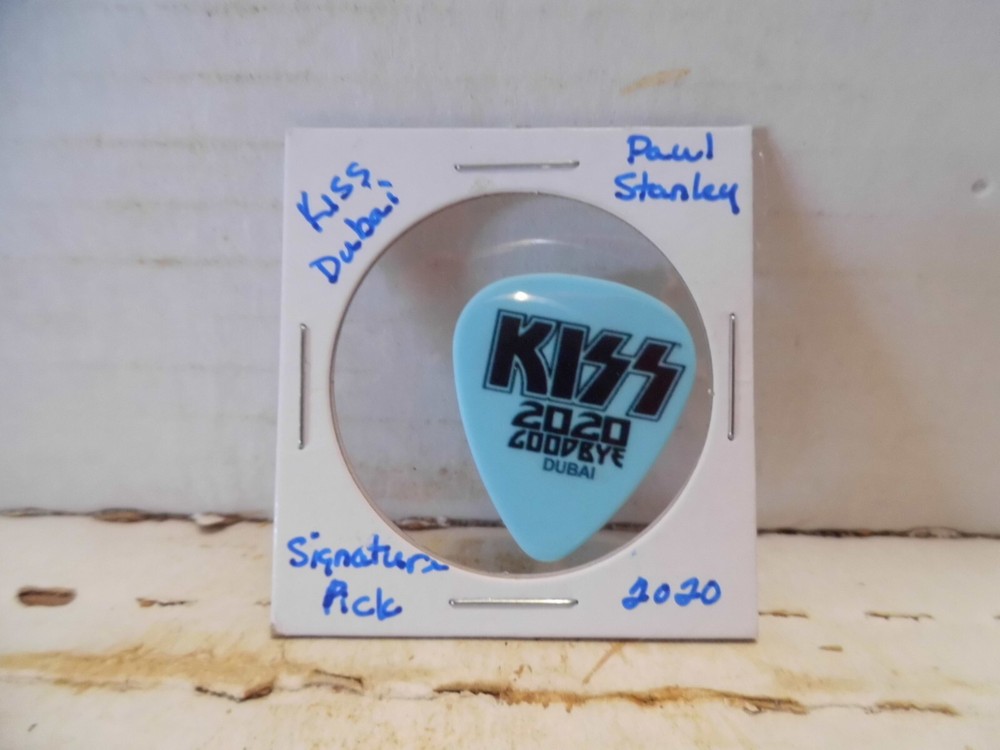 KISS "PAUL STANLEY" 2020 SIGNATURE GUITAR PICK~READ DESCRIPTION (18A~1)