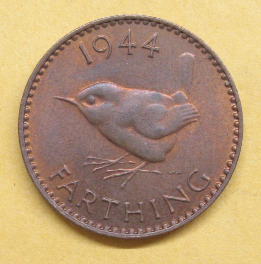 1944 Great Britain Farthing Take a Look