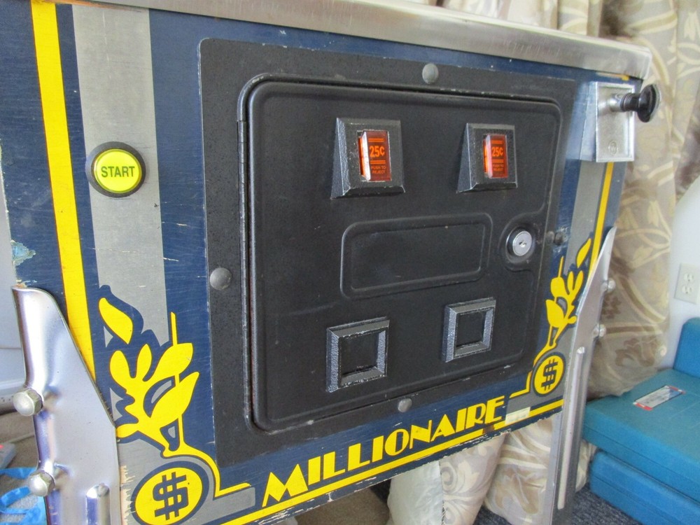 WILLIAMS Millionaire Pinball Machine 1986. Refurbished, nice, working RARE. READ
