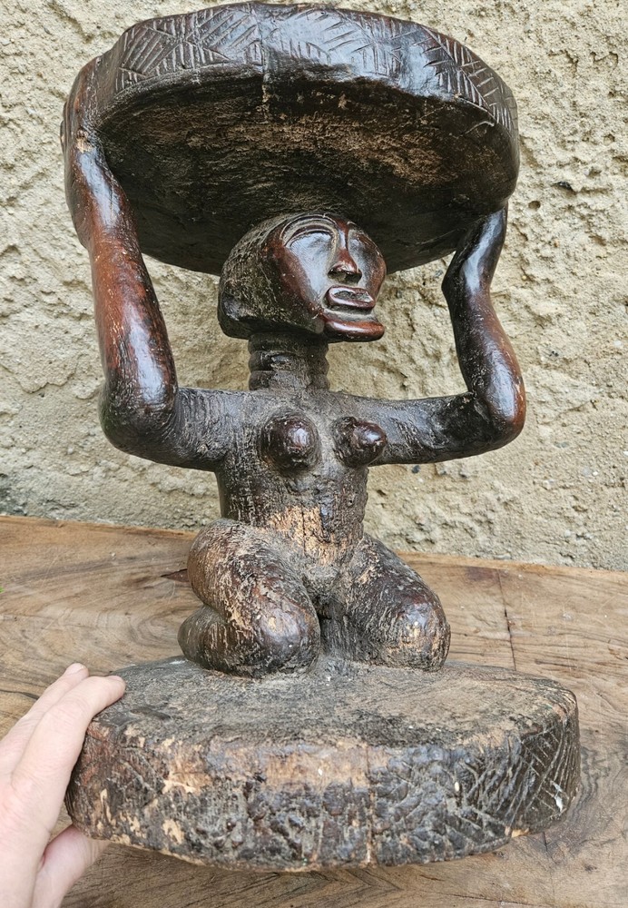 Royal Songye Seat from Congo
