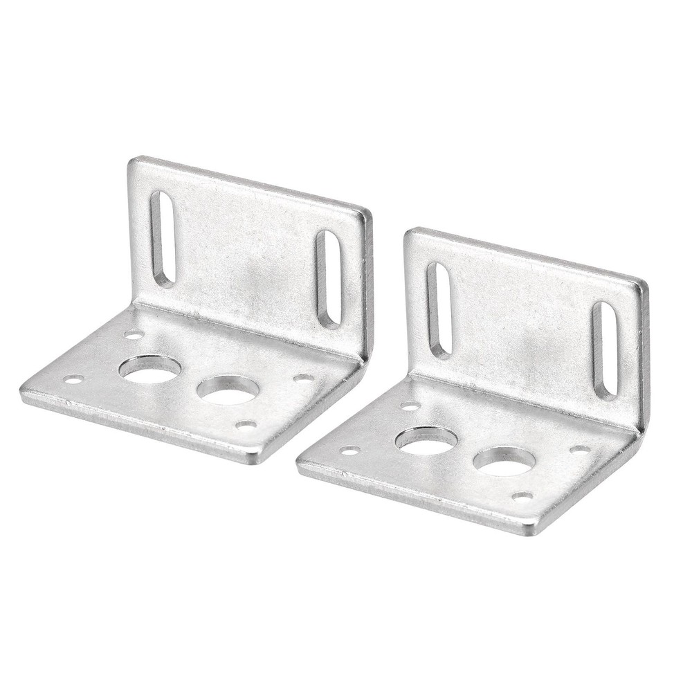 Motor bracket motor mounting bracket support 30x46x38mm silver 2pcs