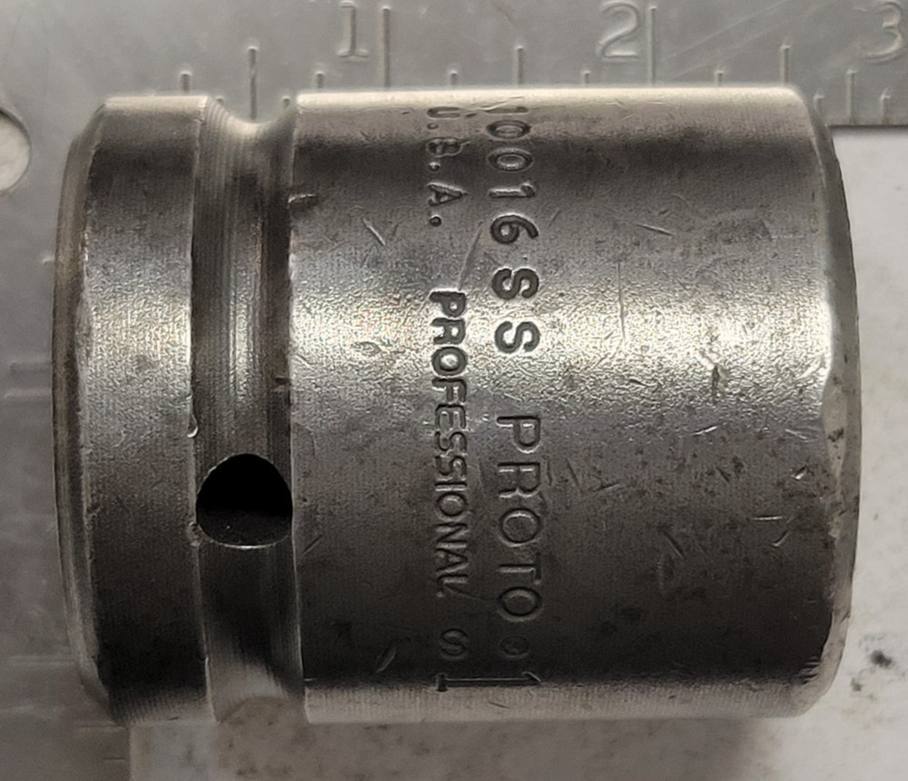 Proto 1" Socket 1" Drive 10016SS 4PT listing C