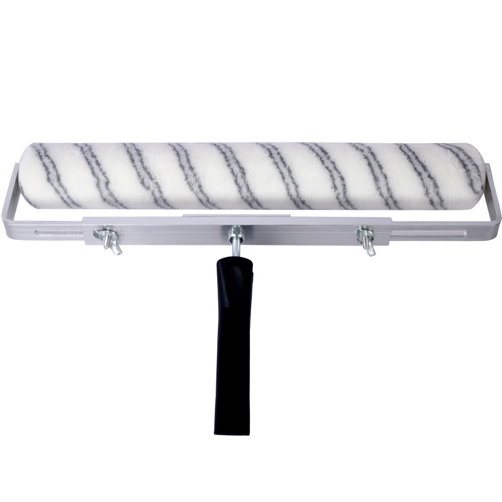 18in Paint Roller Kit with Paint Roller Tray 3pcs Microfiber Paint Roller Sleeve