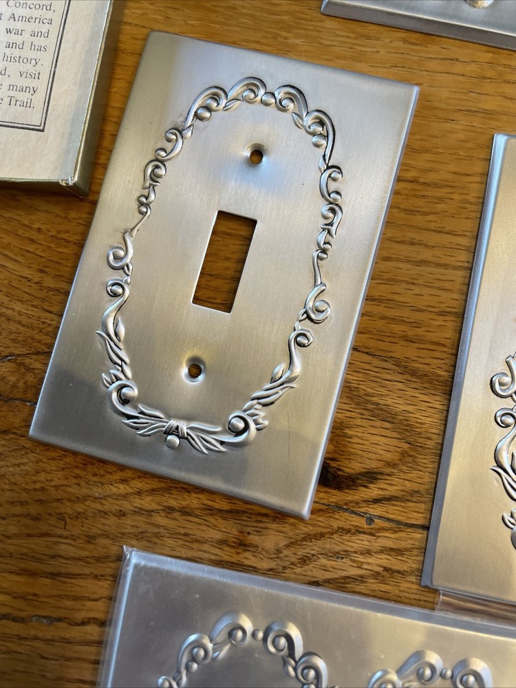 Brass Smith House Light Switch Covers Pewter
