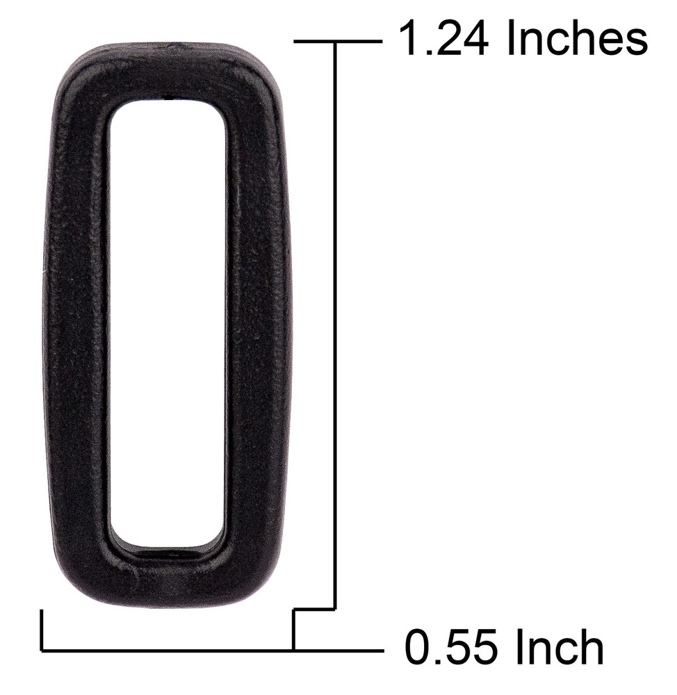 25 - Country Brook Design® 1 Inch Plastic Rectangle Ring