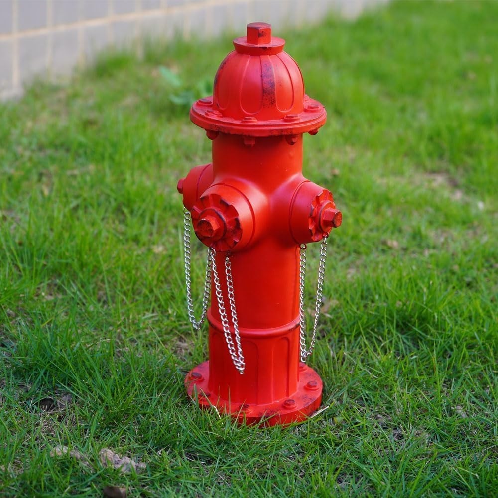Fake Fire Hydrant for Dogs to Peed on, Dog Fire Hydrant Pee Post, Backyard De...