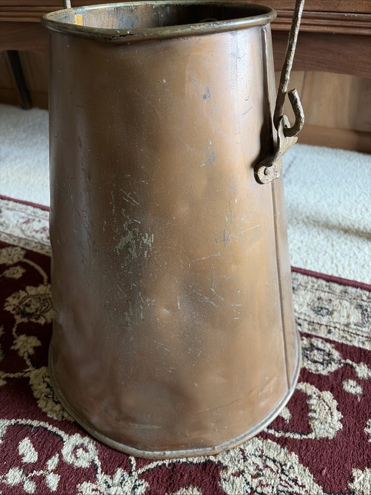 Antique Copper Milk Pail