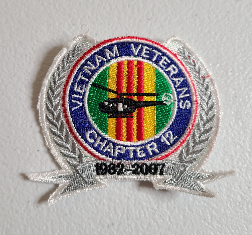 Vietnam Veterans Patch Chapter 12 1982-2007